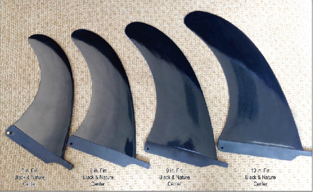 Plastic single fin for different board