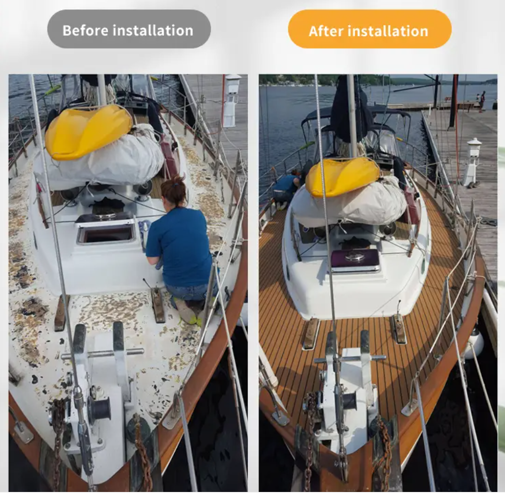 Custom boat flooring